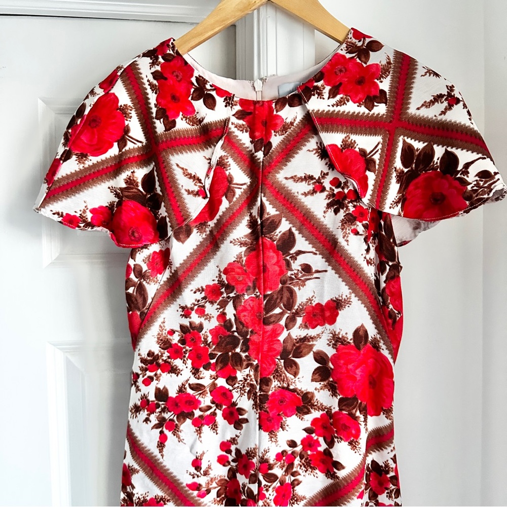 Hill House Davina Dress in Red Diamond Rose - Picture 5 of 9